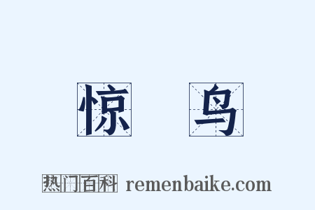 惊鵩鸟是什么意思的图片